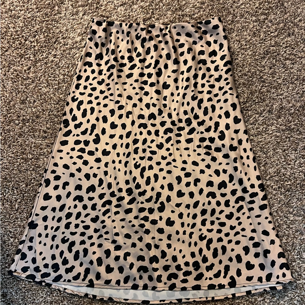 Leopard Slip Skirt - BEST OFFER